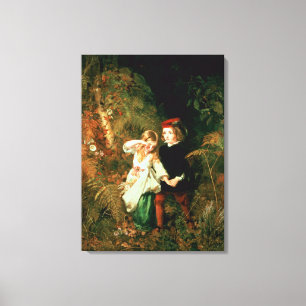 Toile Les enfants dans le bois