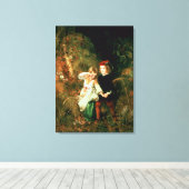 Toile Les enfants dans le bois (Insitu (Plancher de Bois))