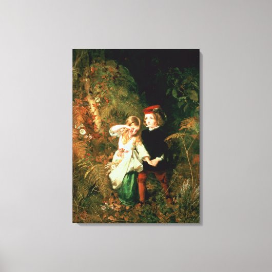 Toile Les enfants dans le bois (Recto)