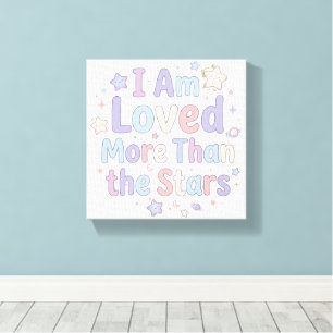 Toile Les enfants ont une affirmation positive aimée plu