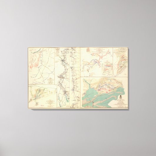 Toile Les environs de Pétersbourg Bentonville Carolinas (Recto)