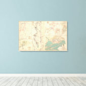 Toile Les environs de Pétersbourg Bentonville Carolinas (Insitu (Plancher de Bois))