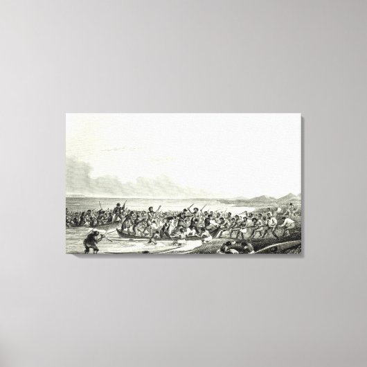 Toile Les Esquimaux qui pillent les bateaux (Recto)