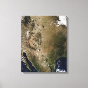 Toile Les Etats-Unis centraux et occidentaux
