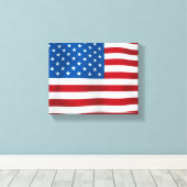 Toile Les États-Unis d'Amérique (Insitu (Plancher de Bois))