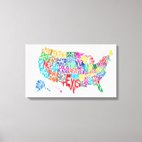 Les États-Unis dans les noms