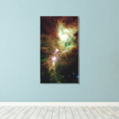 Toile Les étoiles nouveau-nées dans la grappe d'arbres d (Insitu (Plancher de Bois))