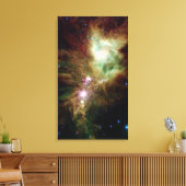 Toile Les étoiles nouveau-nées dans la grappe d'arbres d (Insitu(Salon))