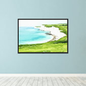 Toile Les falaises des Sept Sœurs (Insitu (Plancher de Bois))
