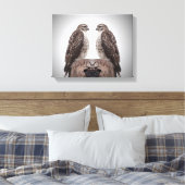 Toile Les faucons en poste (Insitu(Chambre))