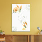 Toile Les femmes Abstraites sont entourées de fleurs d'o (Insitu(Salon))