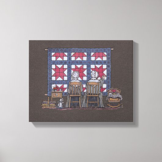 Toile Les femmes Amish (Recto)