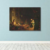 Toile Les femmes d'Alger dans leur Harem, 1847-49 (Insitu (Plancher de Bois))