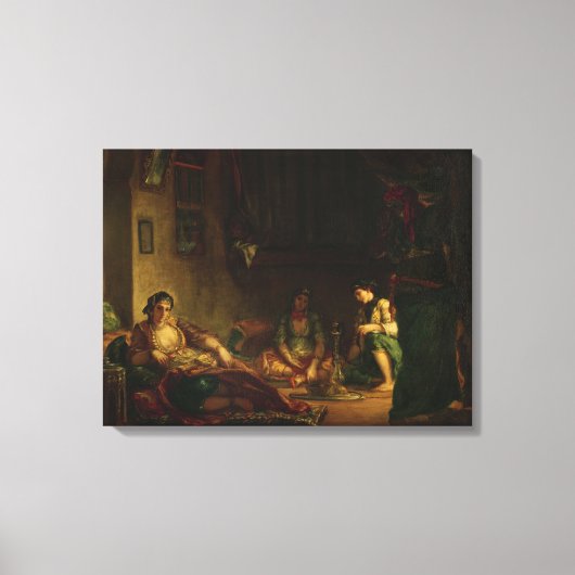 Toile Les femmes d'Alger dans leur Harem, 1847-49 (Recto)