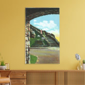 Toile Les femmes descendant l'escalier du sommet (Insitu(Salon))