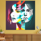 Toile Les femmes face (Insitu(Salon))