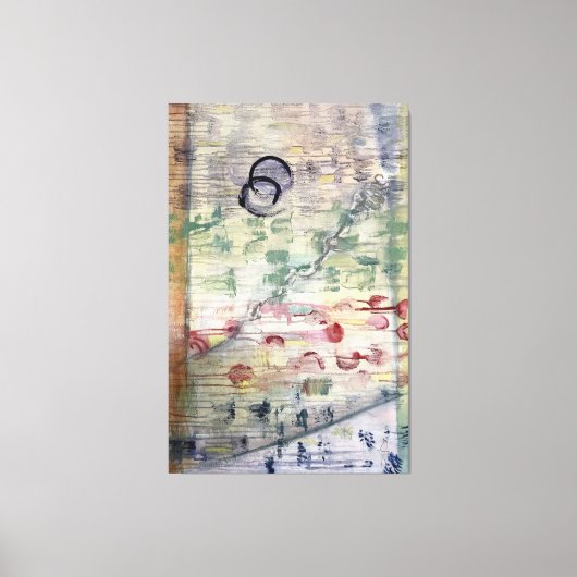 Toile "Les Feuilles" de Joan Soilleux (Recto)