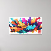 Toile Les Feuilles furieux (Recto)