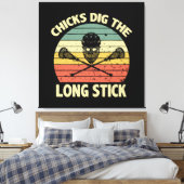 Toile Les filles adorent le long bâton (Insitu(Chambre))