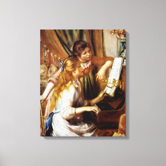 Toile Les filles au piano (Recto)