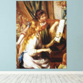 Toile Les filles au piano (Insitu (Plancher de Bois))