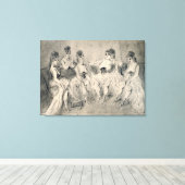 Toile Les filles dans un Bordello (Insitu (Plancher de Bois))