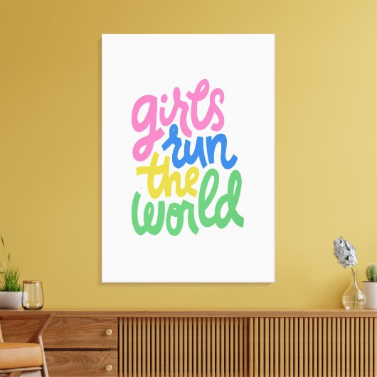 Toile Les Filles Dirigent Le Monde (Insitu(Salon))