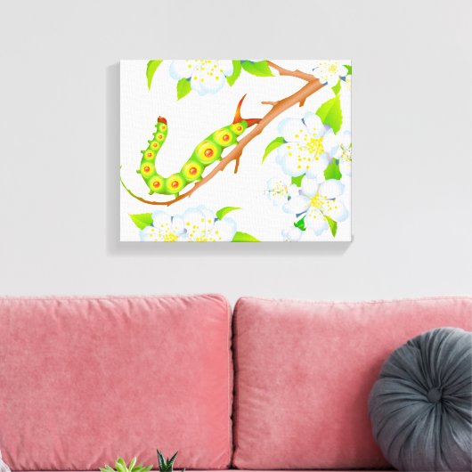 Toile Les fleurs de chenilles (Insitu(Salon))