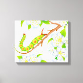 Toile Les fleurs de chenilles (Recto)