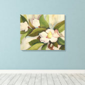 Toile Les fleurs de Magnolia (Insitu (Plancher de Bois))