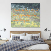 Toile Les fleurs du champ ne s'enfoncent pas sur un (Insitu(Chambre))