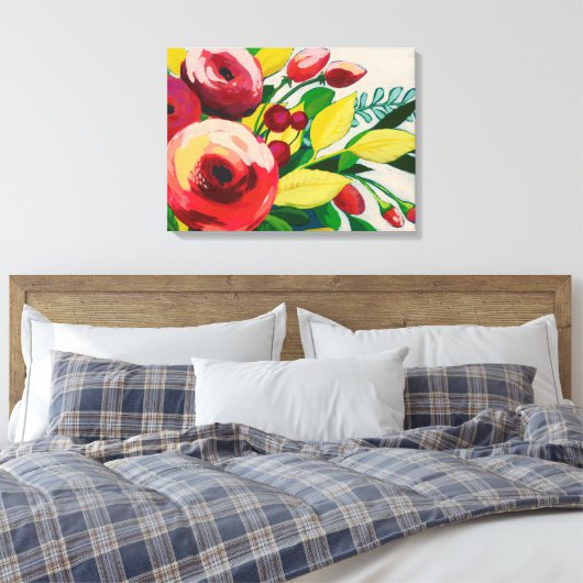 Toile Les fleurs vivaces (Insitu(Chambre))