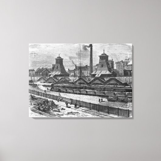 Toile Les fosses de St Pierre & St Paul au Le (Recto)