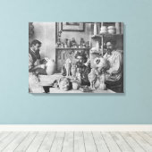 Toile Les frères Martin dans le studio du Southall (Insitu (Plancher de Bois))