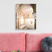Toile Les fresques carolingiennes dans la crypte intérie (Insitu(Salon))