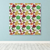 Toile Les Fruits sautés | Fruit surface pattern 25 (Insitu (Plancher de Bois))
