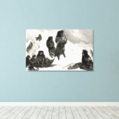 Toile Les Fuegiens vont commercer en zapallos (Insitu (Plancher de Bois))