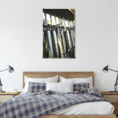 Toile Les fusils d'assaut sont prêts sur le rack d'armes (Insitu(Chambre))