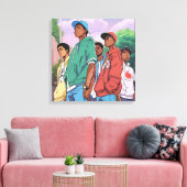 Toile Les garçons aux hommes (Insitu(Salon))