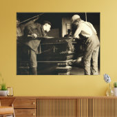 Toile Les garçons se joignent pour le classement à la ta (Insitu(Salon))