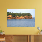 Toile Les gens font du kayak de mer dans la baie de Fund (Insitu(Salon))