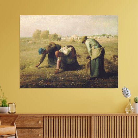 Toile Les Gleaners par Jean-François Millet 1857 (Insitu(Salon))
