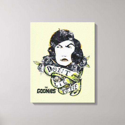 Toile Les Goonies Mama Fratelli "Ne me mens pas" (Recto)