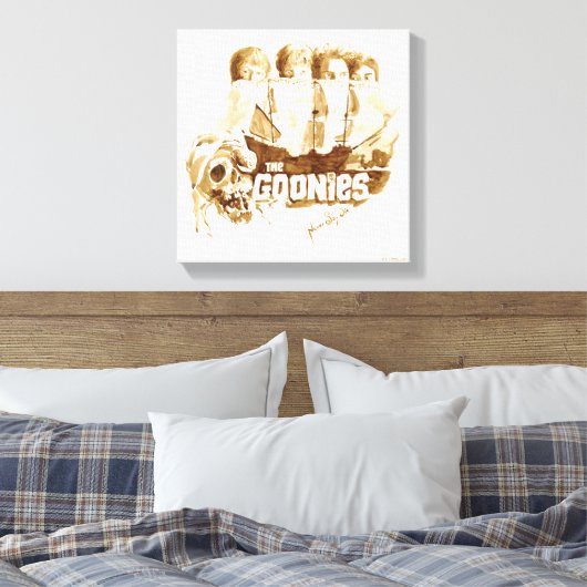 Toile Les Goonies Pirate Ship Aquarelle Graphique (Insitu(Chambre))