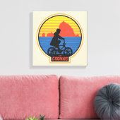 Toile Les Goonies Retro Mikey équitation Vélo Graphique (Insitu(Salon))