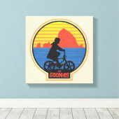 Toile Les Goonies Retro Mikey équitation Vélo Graphique (Insitu (Plancher de Bois))