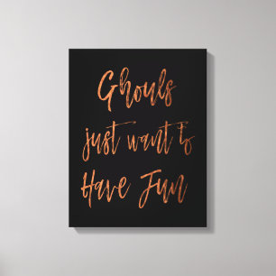 Toile Les goules veulent juste avoir le manuscrit de