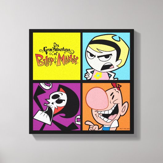 Toile Les Grandes Aventures de Billy & Mandy Character A (Recto)