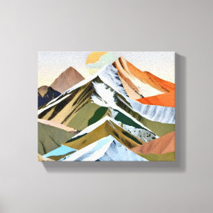 Toile Les Grandes Montagnes