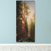 Toile Les grands arbres, Mariposa Grove, CA par Bierstad (Insitu (Plancher de Bois))